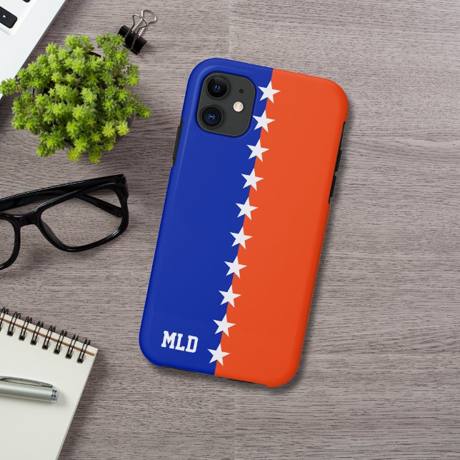 College Colours Royal Blue & Orange Case-Mate iPhone Case (Creator Uploaded)