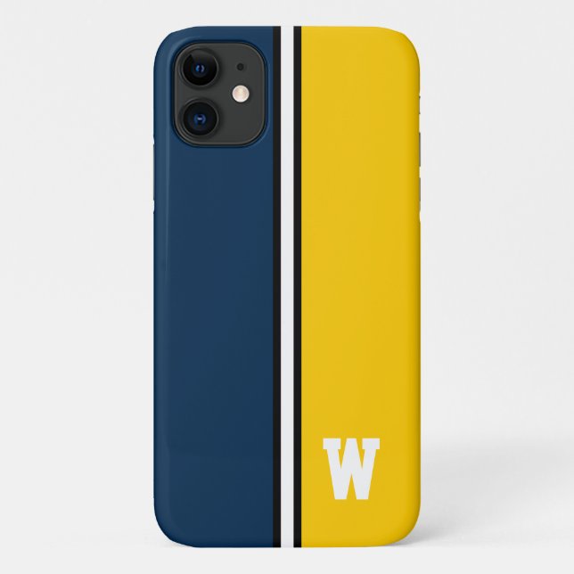 College Colours Signature Case-Mate iPhone Case (Back)