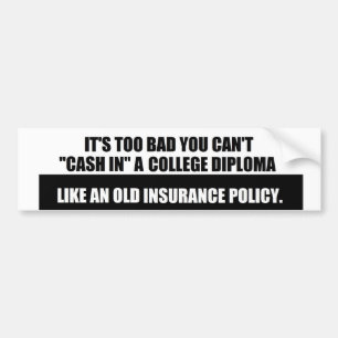 College Diploma sticker