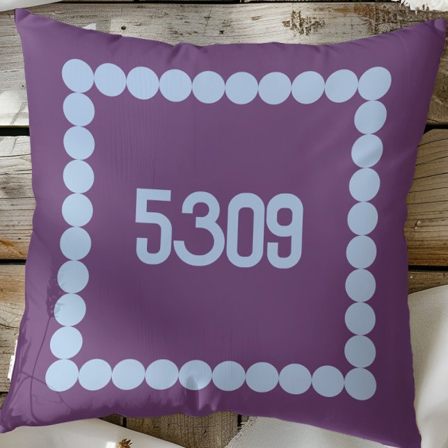 College Dorm Room Number, Custom University Cushion (Creator Uploaded)