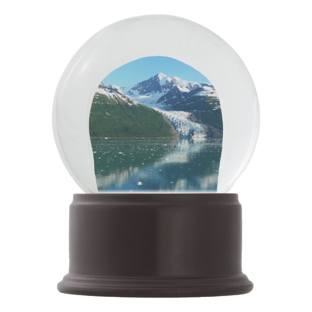 College Fjord I Beautiful Alaska Photography Snow Globe (Front)