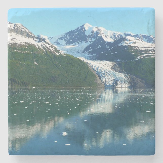 College Fjord I Beautiful Alaska Photography Stone Coaster (Front)