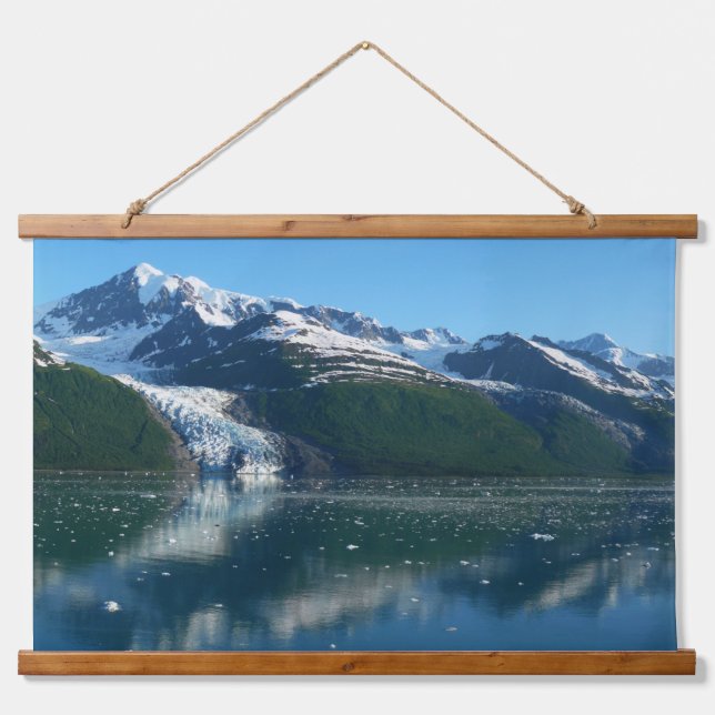 College Fjord II Beautiful Alaska Photography Hanging Tapestry (Front)