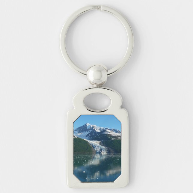 College Fjord II Beautiful Alaska Photography Key Ring (Front)