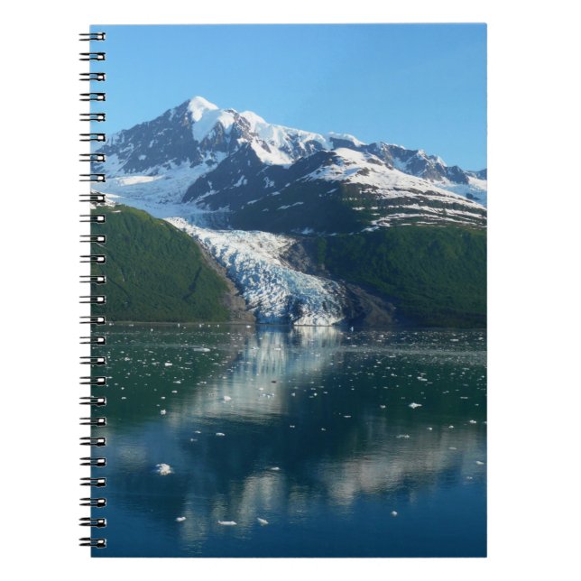 College Fjord II Beautiful Alaska Photography Notebook (Front)