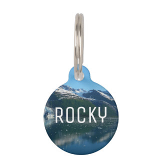 College Fjord II Beautiful Alaska Photography Pet Tag