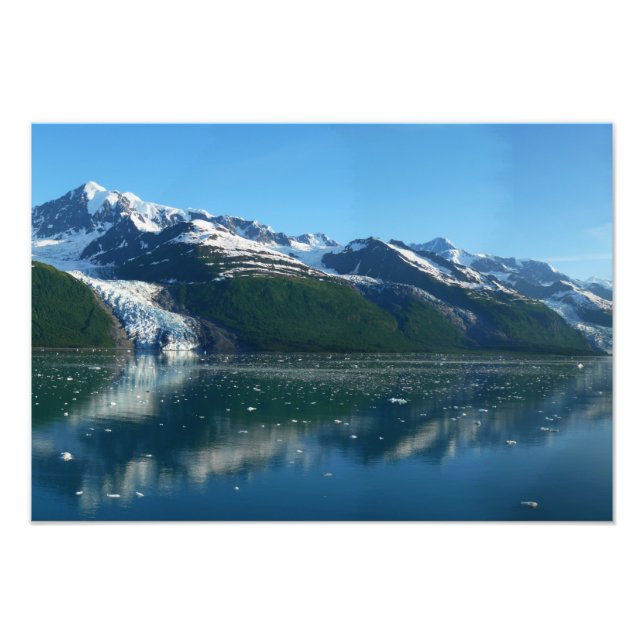 College Fjord II Beautiful Alaska Photography Photo Print (Front)
