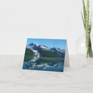 College Fjord II Beautiful Alaska Photography Thank You Card