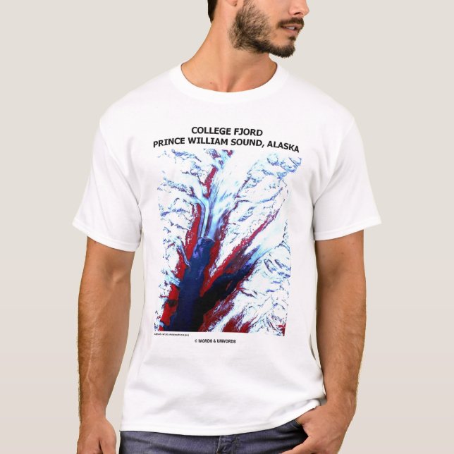 College Fjord Prince William Sound, Alaska T-Shirt (Front)