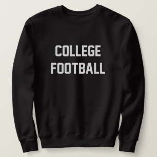 College Football sweatshirt