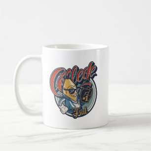 College Frat Banana Funny Retro Graphic Tee Coffee Mug