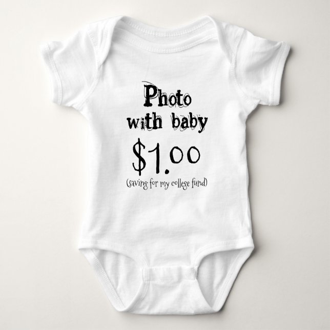 College Fund Baby Bodysuit (Front)