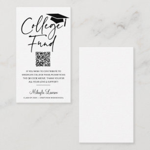 College Fund Graduation Announcement Enclosure