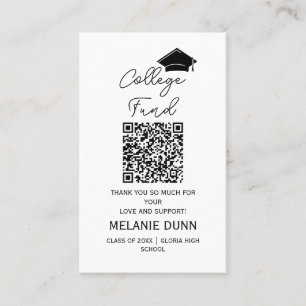 College fund graduation enclosure card