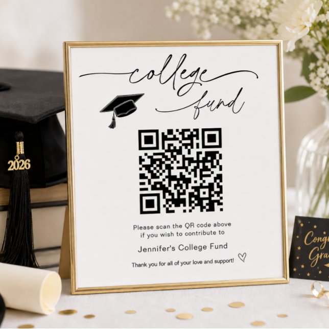 College Fund QR Code Sign (Creator Uploaded)