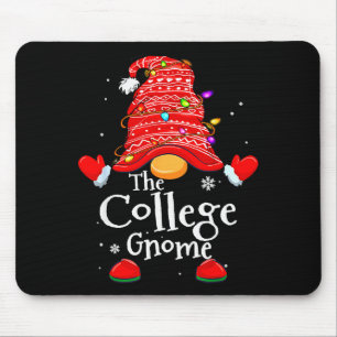 College Gnome - Xmas Family Matching Funny Christm Mouse Mat