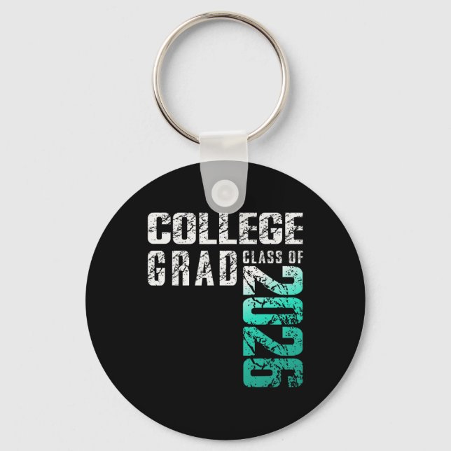 College Grad Cl Of 2026 Graduation  Key Ring (Front)
