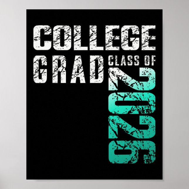 College Grad Cl Of 2026 Graduation  Poster (Front)