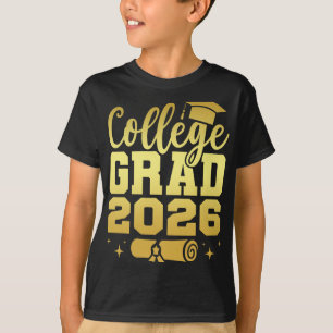 College Graduate Cl Of 2026 Grad Graduation Senior T-Shirt
