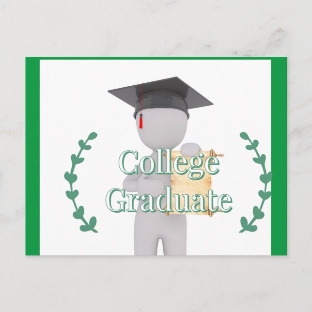 College Graduate Postcard (Front)