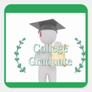 College Graduate Sticker