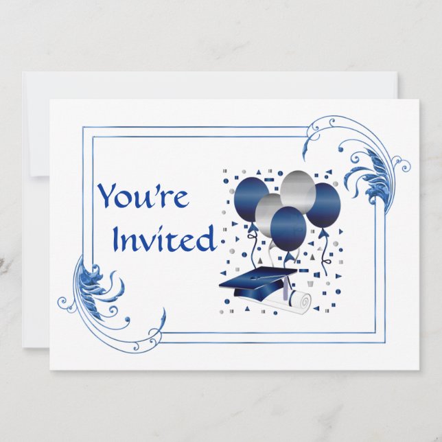 COLLEGE Graduation Invitation (Front)