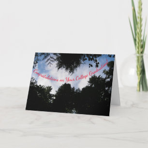 College Graduation Wishes Card