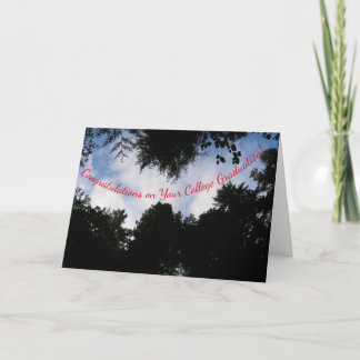 College Graduation Wishes Card