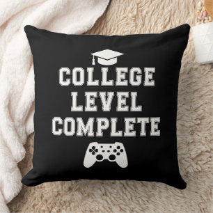 College Level Complete Graduation Gamer Gaming Cushion