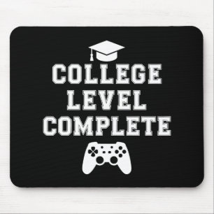 College Level Complete Graduation Gamer Gaming Mouse Mat