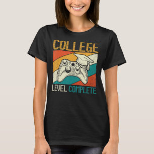 College Level Complete Video Gamer Graduation Vint T-Shirt