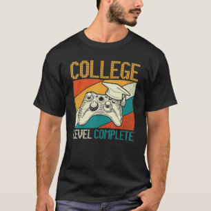 College Level Complete Video Gamer Graduation Vint T-Shirt