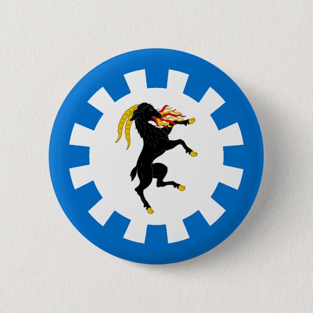 College of Blessed Herman Populace Badge Button (Front)