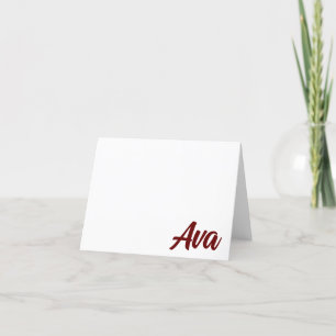 College of Charleston Personalised Thank-you Card