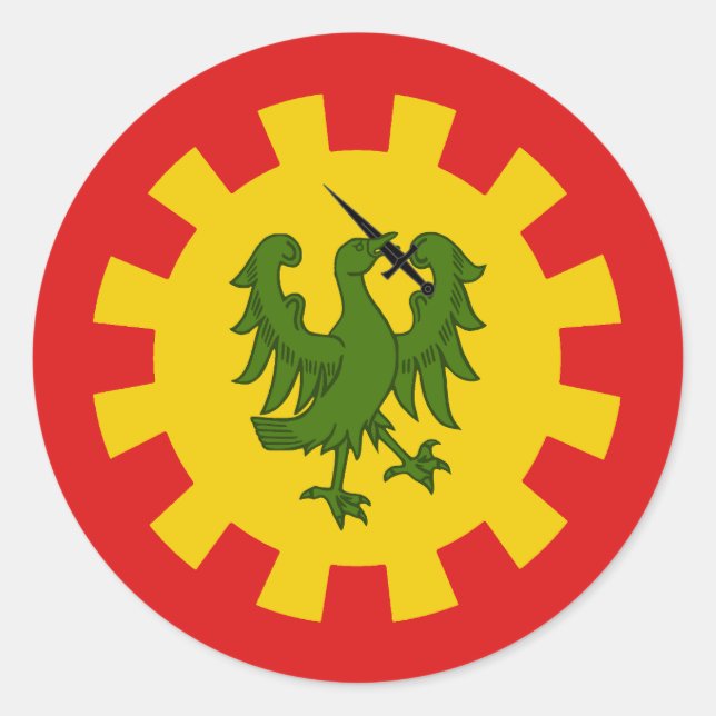 College of Saint Christina Populace Badge Classic Round Sticker (Front)