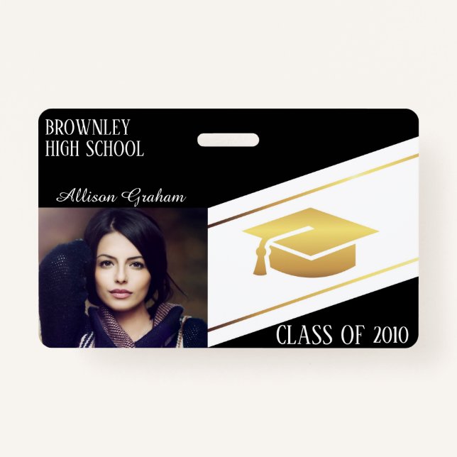 College or High School Reunion  ID Badge (Front)