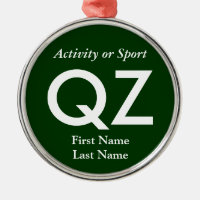 College or High School Varsity Letter Keepsake