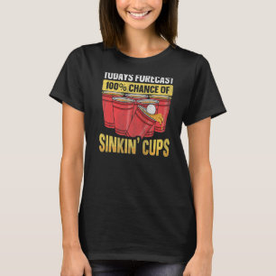 College Party Beer Pong For A Beer Pong Player T-Shirt
