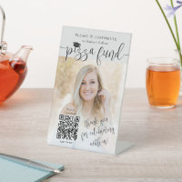 College Pizza Fund Graduation QR Code & Photo