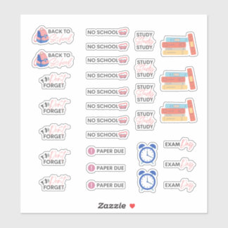 College Planner Stickers