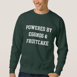 College Powered By Eggnog Christmas Men’s Sweater