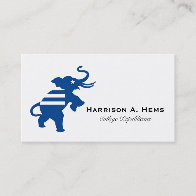 College Republicans Business Card (Front)