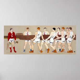 College Rowing Club, Edward Penfield  Poster