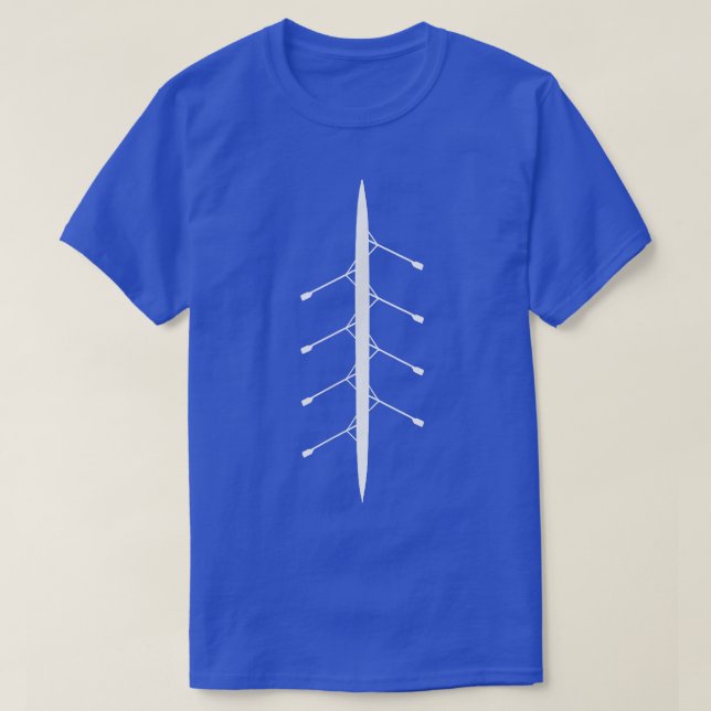 College Rowing  Row Crew Boat  T-Shirt (Design Front)