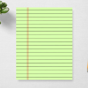 College Ruled Lined Writing 40 Sheets 8.5 x 11 Notepad