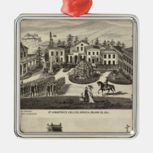 College, school, Benicia Metal Tree Decoration