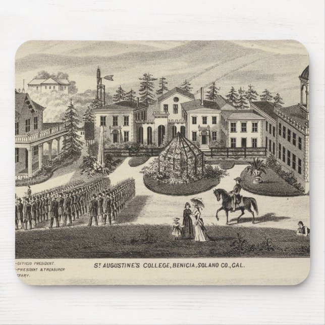 College, school, Benicia Mouse Mat (Front)