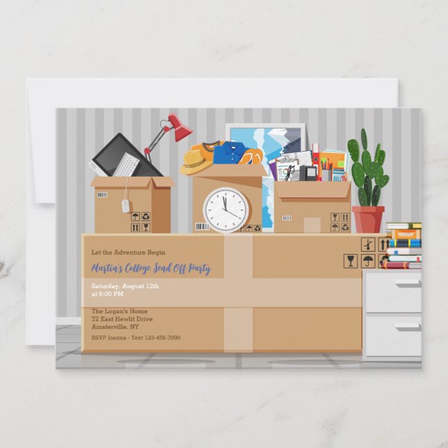 College Send Off Invitation (Front)