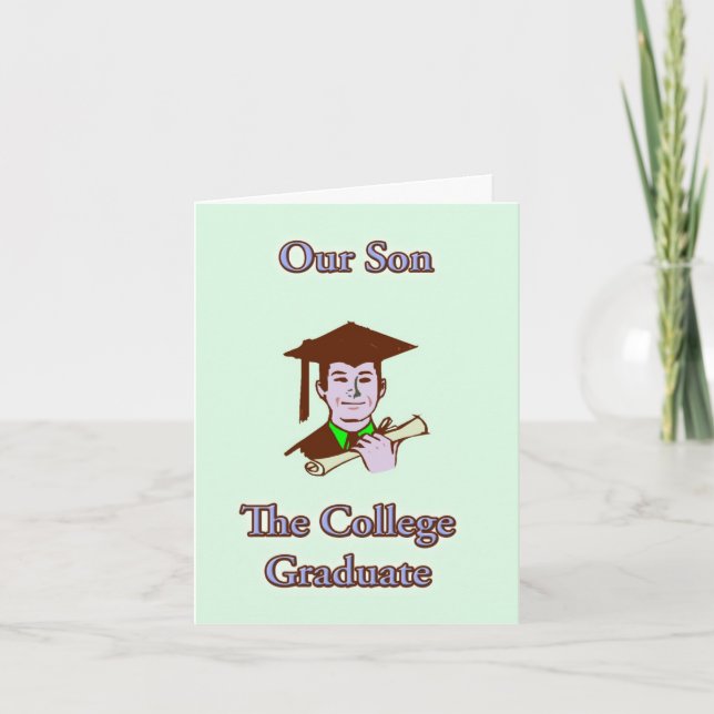 College Son College Graduation Card (Front)