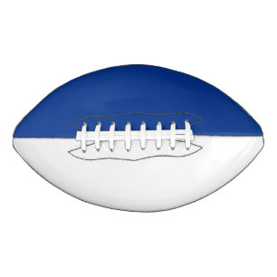 College Sports Team Colours Blue/White Football American Football